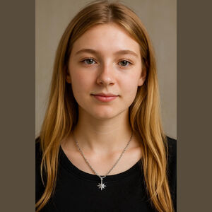 Unbranded Silver Star Pendant Necklace